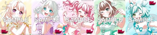 画像ギャラリー No.003のサムネイル画像 / 劇場版「BanG Dream! FILM LIVE」,入場者プレゼントに「Poppin’Party」「Pastel*Palettes」色紙。10月25日より