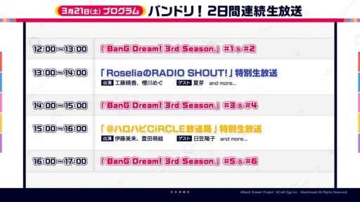 画像ギャラリー No.003のサムネイル画像 / 「バンドリ!TV LIVE 2020」第7回が3月12日に配信決定。第6回で公開された情報も