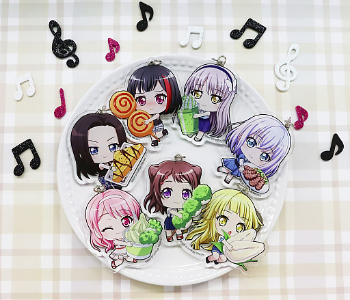 画像ギャラリー No.001のサムネイル画像 / 「バンドリ!」より,ご当地モチーフイラストを使用した“むぎゅっとアクリルキーホルダー”第1弾が発売