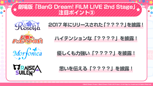 画像ギャラリー No.011のサムネイル画像 / 劇場版「BanG Dream! FILM LIVE 2nd Stage」,第1週の入場者プレゼントが“イラストカード Vol.1”に決定