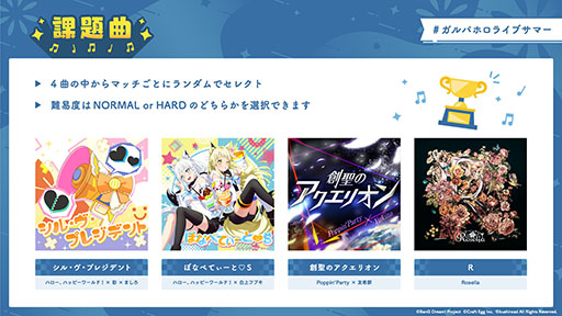 画像ギャラリー No.004のサムネイル画像 / 「ガルパホロライブカップ in ホロライブサマー」が8月28日に開催へ。アプリ「バンドリ!」を対象にチーム総当たり戦を実施