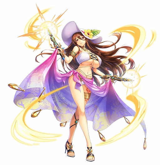 画像ギャラリー No.002のサムネイル画像 / 「神姫PROJECT A」,期間限定の水着神姫がガチャに登場。特別レイドイベント「絶島を往く孤高の閃電」も開催中