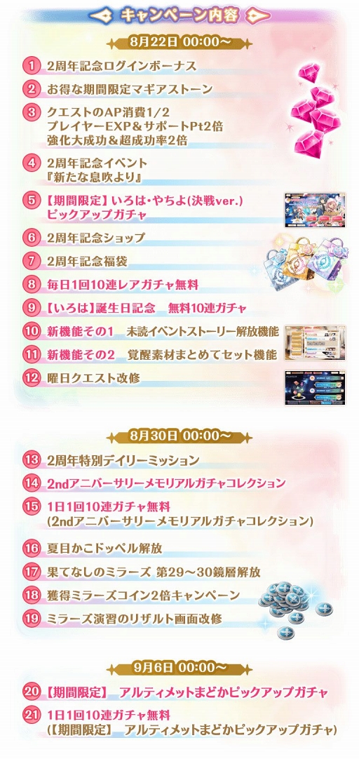 画像ギャラリー No.011のサムネイル画像 / 「マギアレコード」サービス開始2周年を記念したキャンペーンが8月22日より開催