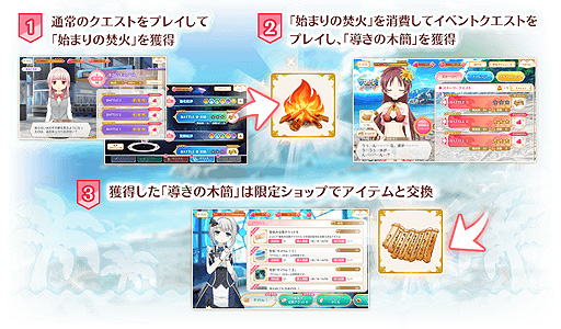 画像ギャラリー No.002のサムネイル画像 / 「マギアレコード」,イベント「サマトレ!〜火に消えた夏の宝〜」や期間限定ガチャ,★4水着魔法少女が確定登場するガチャなどが本日開始