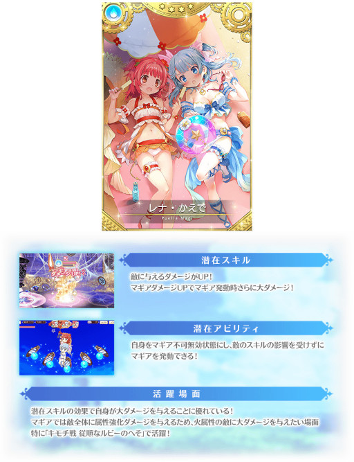 画像ギャラリー No.004のサムネイル画像 / 「マギアレコード」水着イベント“ナハトメルヒェン 〜水際に君がいた〜”を4月28日16:00より開催