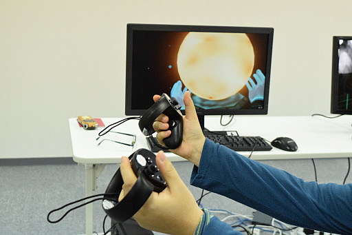 画像ギャラリー No.011のサムネイル画像 / 本日リリースのVR脱出ゲーム「エニグマスフィア〜透明球の謎」のプレイレポート。Oculus Touchによる細やかな手の動きと,協力プレイの楽しさが特徴