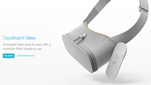 ꡼ No.002 | GoogleδʰVR HMDDaydream ViewפƤʤɤ1110ȯ䡣ܻԾϸߤΤȤоݳ