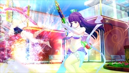 閃乱カグラ Peach Beach Splash Valkyrie Drive コラボキャラクターとして 神楽坂倫花 と 神楽坂乱花 が本日配信