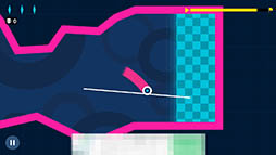 画像ギャラリー No.004のサムネイル画像 / 線を引いてアバターをゴールまで誘導しよう。iOS向けカジュアルゲーム「One More Bounce」を紹介する「（ほぼ）日刊スマホゲーム通信」第1249回