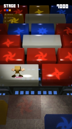 画像ギャラリー No.005のサムネイル画像 / 忍者を操作するスマホ向けパズルアクションゲーム「ニンニンキューブ」を紹介。「（ほぼ）日刊スマホゲーム通信」第1251回