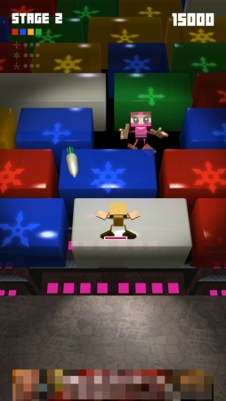 画像ギャラリー No.007のサムネイル画像 / 忍者を操作するスマホ向けパズルアクションゲーム「ニンニンキューブ」を紹介。「（ほぼ）日刊スマホゲーム通信」第1251回