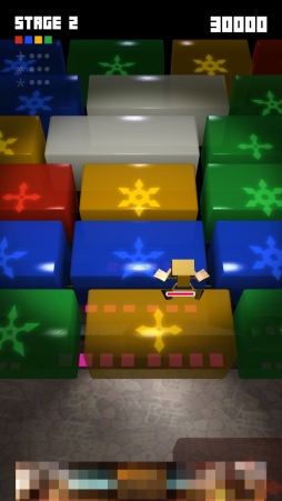 画像ギャラリー No.010のサムネイル画像 / 忍者を操作するスマホ向けパズルアクションゲーム「ニンニンキューブ」を紹介。「（ほぼ）日刊スマホゲーム通信」第1251回