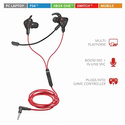 画像ギャラリー No.003のサムネイル画像 / TRUST GAMING製のゲーマー向けカナル型ヘッドセット「GXT 408」が国内発売