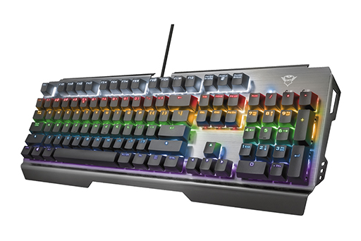 画像ギャラリー No.001のサムネイル画像 / Trust Gaming製の英語配列キーボードが発売。メカニカルとメンブレンスイッチの2製品をラインナップ