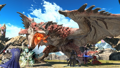 画像ギャラリー No.004のサムネイル画像 / 「ファイナルファンタジーXIV」で「MONSTER HUNTER: WORLD」とのコラボが本日スタート。リオレウスがハイデリンにやってくる!