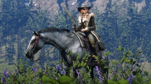 画像ギャラリー No.004のサムネイル画像 / 「レッド・デッド・オンライン」にクロカゲ雄鹿が登場。新しい目撃ミッションが開始可能