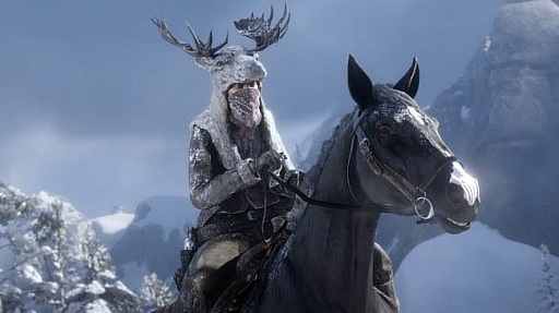 画像ギャラリー No.002のサムネイル画像 / 「レッド・デッド・オンライン」,開拓地を歩き回る2頭の伝説のヘラジカが目撃される