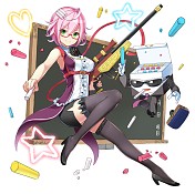 画像ギャラリー No.001のサムネイル画像 / 「のすたるじっくガールズ」,新たな学校用品「教卓」「ペーパーナイフ」「チョーク」が登場