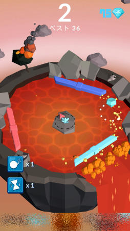 画像ギャラリー No.005のサムネイル画像 / 迫るブロックを撃ち抜け。スマホ向けSTG「Crystal Rush!」を紹介する「（ほぼ）日刊スマホゲーム通信」第1258回