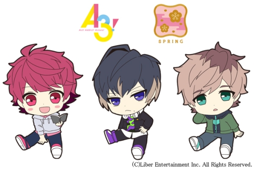 A3 春組と夏組の ぺたん娘トレーディングラバーストラップ が登場