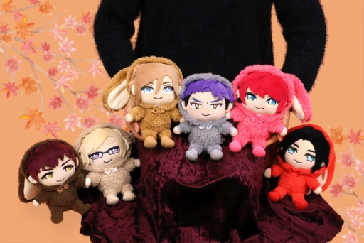 画像ギャラリー No.003のサムネイル画像 / 「A3!」の劇団員達がもこもこうさみみパジャマを着たぬいぐるみに。予約受付中