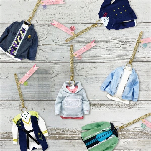 画像ギャラリー No.003のサムネイル画像 / 「A3!」より各劇団員の衣装をモチーフにした“コスチュームストラップ”6種セットが登場