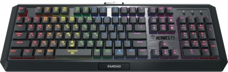 画像ギャラリー No.003のサムネイル画像 / アクチュエーションポイント1.5mm,ストローク3mmの青軸風スイッチを採用したGAMDIAS製キーボードが発売。配列は変則的な日本語