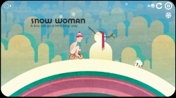 画像ギャラリー No.003のサムネイル画像 / ほぼ裸の男が自転車で駆け抜ける。iOS向けアクションゲーム「Icycle: On Thin Ice」を紹介する「(ほぼ)日刊スマホゲーム通信」第1262回