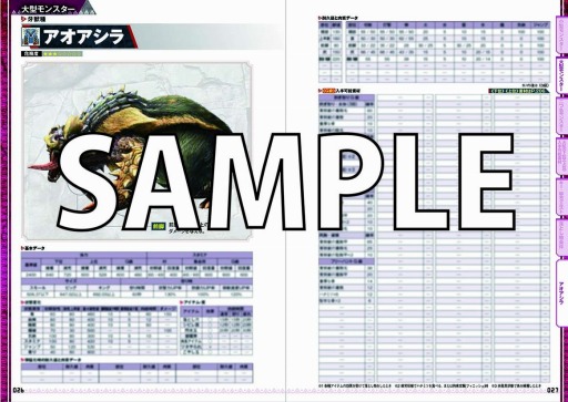 モンスターハンターダブルクロス」の公式データハンドブック4種が本日発売