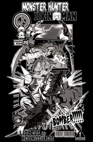 画像ギャラリー No.012のサムネイル画像 / 「モンスターハンターダブルクロス」，キン肉マンとのコラボTシャツを6月29日に発売