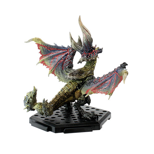 モンスターハンターダブルクロス フィギュア セット モンスターハンタークロス」のモンスターが2種類のフィギュアで登場