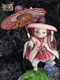 画像ギャラリー No.005のサムネイル画像 / 「MHXX」,フィギュア「ミツネシリーズ 女性ガンナー」の予約受付が開始。同シリーズ装備のアイルーが付属