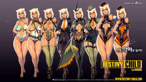 キム ヒョンテ氏が携わるスマホ向け新作アプリ Destiny Child For Kakao が韓国で配信 さっそく売上で1位にランクイン