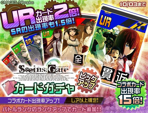 画像ギャラリー No.006のサムネイル画像 / 「#コンパス」,「STEINS;GATE」コラボが開催