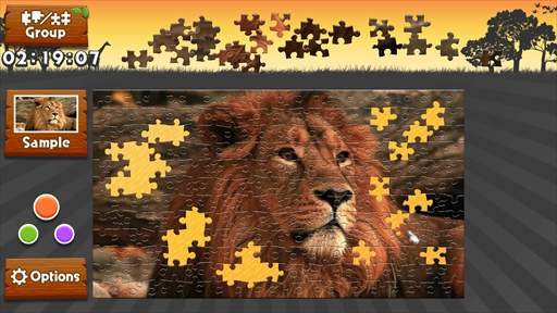 画像ギャラリー No.001のサムネイル画像 / 動画で遊ぶPC用ジグソーパズル「Wild Animals - Animated Jigsaws」がSteamにて配信開始