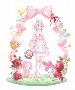 画像ギャラリー No.004のサムネイル画像 / 「ミラクルニキ」,コラボガチャにマイメロディ&ピアノちゃんが登場