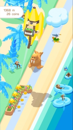 ���������꡼ No.006�Υ���ͥ������ / �ϥ����ԡ��ɥ�������󥲡����Monkey Jet�פ�iOS�Ǥ��ۿ�����