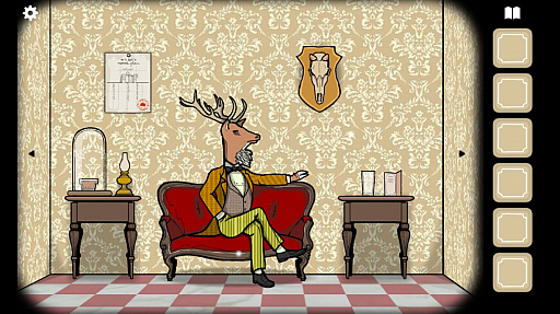 画像ギャラリー No.007のサムネイル画像 / 美しい湖畔ホテルの謎とは……？　スマホ向け謎解きゲーム「Rusty Lake Hotel」を紹介する「（ほぼ）日刊スマホゲーム通信」第1281回