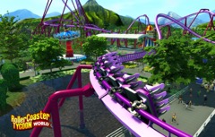 画像集 No.003のサムネイル画像 / テーマパーク運営シム「Roller Coaster Tycoon World」のフルバージョンがリリース。Steam Workshopにネイティブ対応し，自作ライドを共有可能