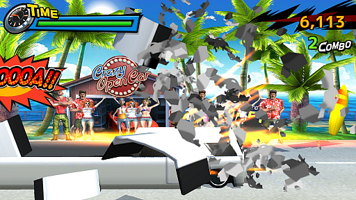 画像ギャラリー No.006のサムネイル画像 / 屋根を壊せばオープンカー! スマホ向けタップアクションゲーム「Crazy Open Car」を紹介する「(ほぼ)日刊スマホゲーム通信」第1326回