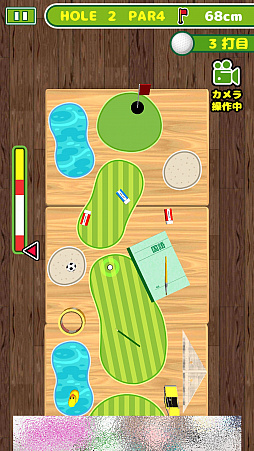 画像ギャラリー No.002のサムネイル画像 / 文房具を使って机上でラウンド。スマホ向けゴルフゲーム「机でGOLF」を紹介する「(ほぼ)日刊スマホゲーム通信」第1293回