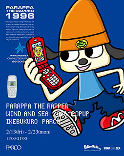 画像ギャラリー No.001のサムネイル画像 / アパレルブランド「WIND AND SEA」と「パラッパラッパー」がコラボ。ゲームの30周年記念コレクションを2月13日に先行発売