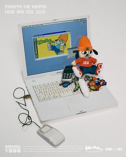 画像ギャラリー No.002のサムネイル画像 / アパレルブランド「WIND AND SEA」と「パラッパラッパー」がコラボ。ゲームの30周年記念コレクションを2月13日に先行発売