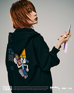 画像ギャラリー No.033のサムネイル画像 / アパレルブランド「WIND AND SEA」と「パラッパラッパー」がコラボ。ゲームの30周年記念コレクションを2月13日に先行発売