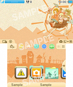 画像ギャラリー No.001のサムネイル画像 / 「ぐるみん3D」の3DS用テーマ,第4弾の「ぐるぐる」が配信開始