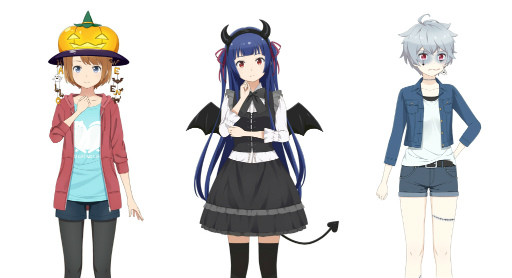 画像ギャラリー No.005のサムネイル画像 / 「ソラとウミのアイダ」，ハロウィンマグロ豊漁祭＆新ストーリーを公開