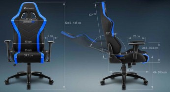 画像ギャラリー No.004のサムネイル画像 / 背もたれを160度まで倒せるゲーマー向けチェア「SKILLER SGS2」がSharkoonから