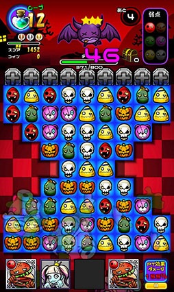 画像ギャラリー No.007のサムネイル画像 / 絵柄を揃えてステージ攻略に挑もう。パズルゲーム「えっうちの庭にゾンビが!?」を紹介する「（ほぼ）日刊スマホゲーム通信」第1301回