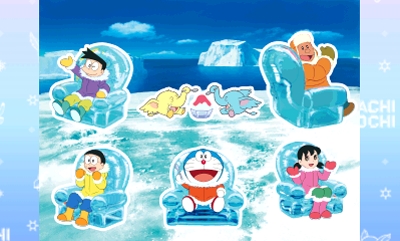 3DS「ドラえもん のび太の南極カチコチ大冒険」と映画モチーフの3DS用テーマ2種類が本日発売。がんばりシールボード「南極」のQRコードも公開3DS「ドラえもん のび太の南極カチコチ大冒険」と映画モチーフの3DS用テーマ2種類が本日発売。がんばりシールボード「南極」のQRコードも公開