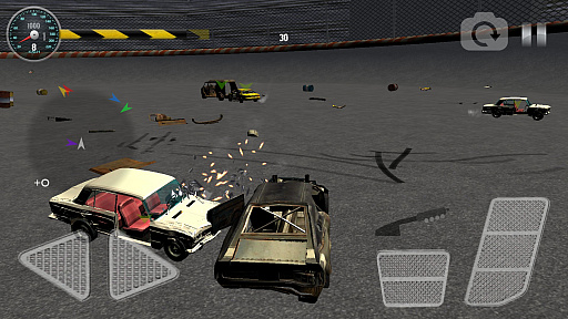 ど派手に車をぶつけ合え Android向けカークラッシュアクションゲーム Derby Destruction Simulator を紹介する ほぼ 日刊スマホゲーム通信 第1305回